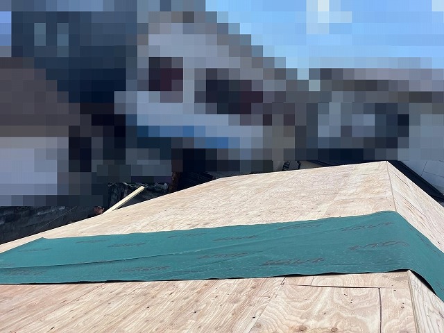 甲府市　屋根葺き替え工事